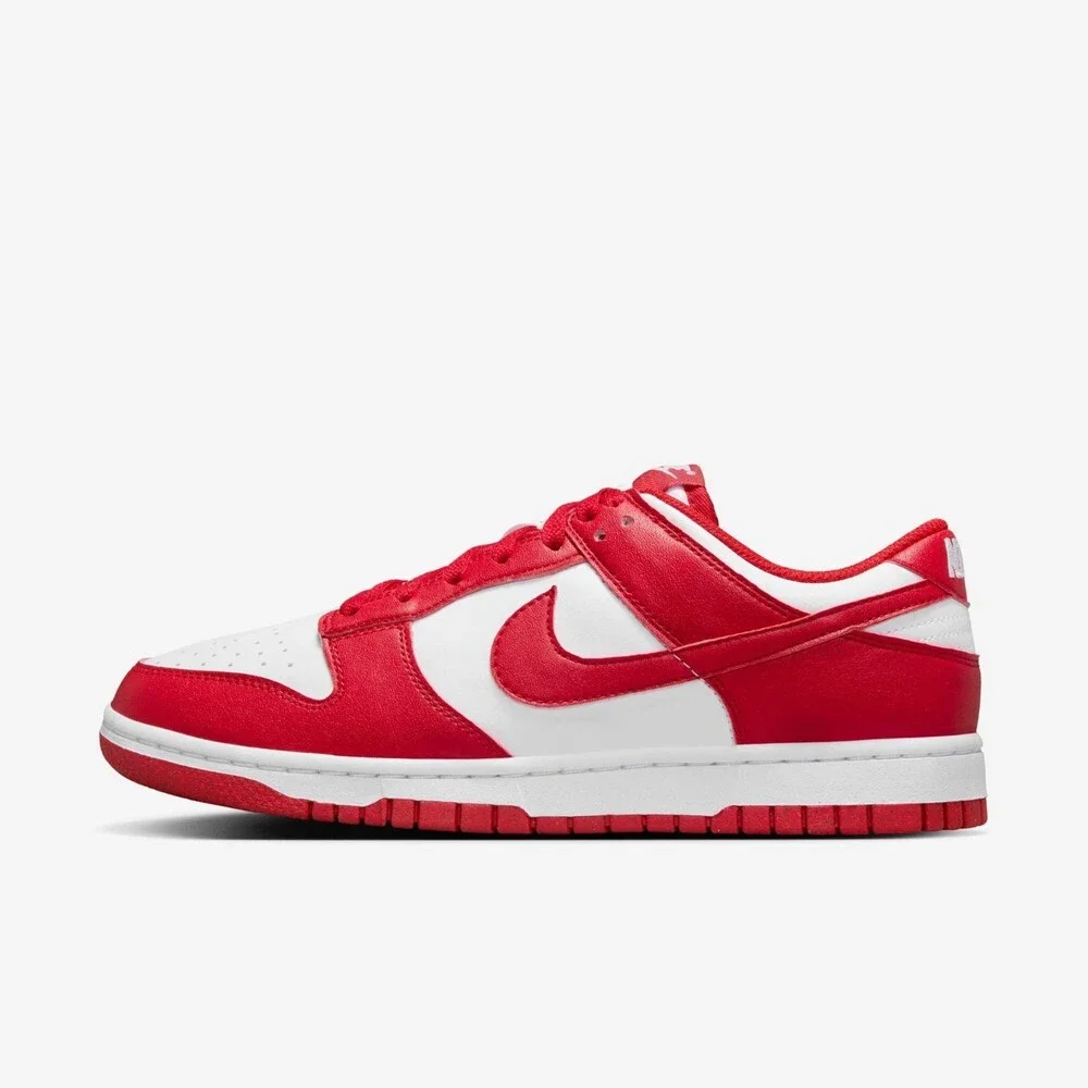 Nike Dunk Low Next Nature DD1873-116 Women's White Red Lifestyle Shoes LIQ1600